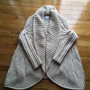 Anthro Cue Cher Qu Chunky Cardigan
